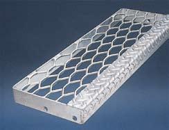 of expanded metal grating directly to structural steelwork.