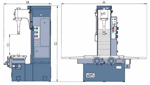 Technical data Fig. 20 AC 650 AC 650 M Working capacity Boring capacity mm (inch) 31-155 (1.22 6.10 ) Max. boring depth mm (inch) 350 (13.78 ) Max. milling width mm (inch) 298 (11.