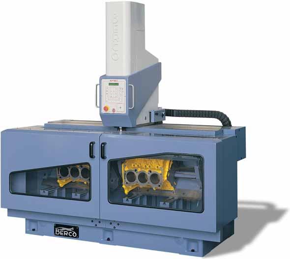 ACP 160 Cylinder boring machine Berco's high productivity ACP160 series presents the ultimate in engine block boring technology to the automotive and diesel engine rebuilding industry.