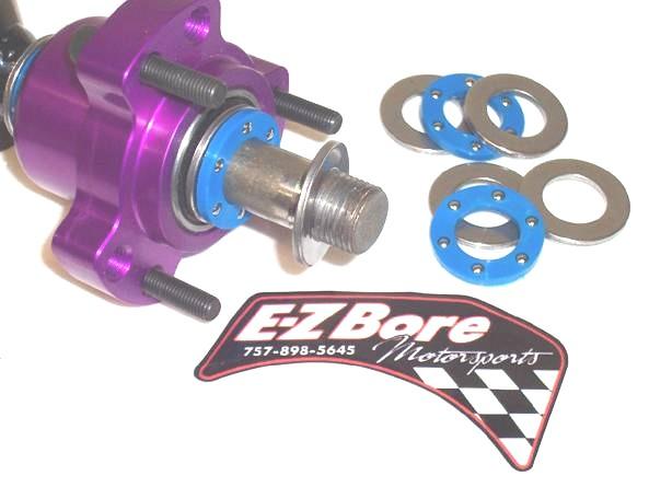 E-Z Bore s Corner Speed Bearing Set Eliminate binding/dragging from front hub bearing, during cornering with E-Z Bore s Bearings Load Set.