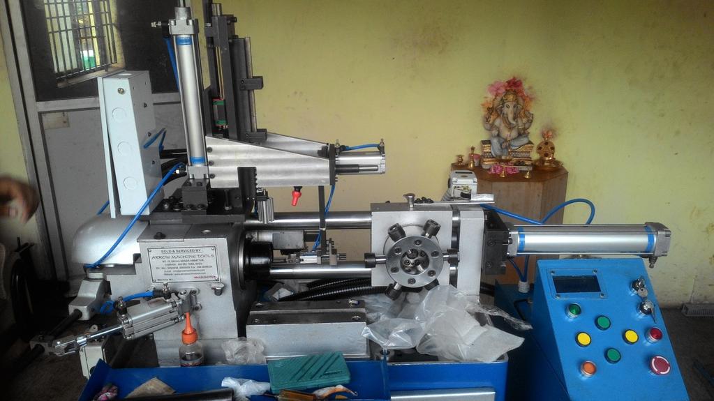 Automation of Lathe Using Pneumatic Actuators The