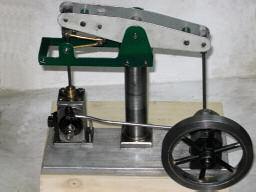 The small vice was then adjusted on the Rotary Table until the centre coincided with the pivot centre.