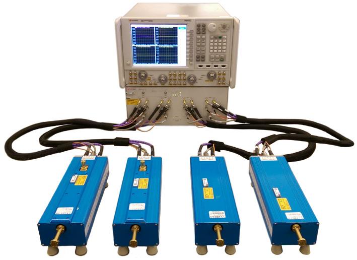 The N5261/62A and the N5292A test set controllers can be configured to support a 2-port or 4-port configurations. The N5261/62A are designed to provide DC supply to the OML frequency extenders.