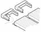 Long bolt M6 x 15mm Short bolt M6 x 10mm 3 SLAT STAGING ASSEMBLY INSTRUCTIONS ONE Fix the horizontal brackets to aluminium greenhouse glazing bars spaced at approx.