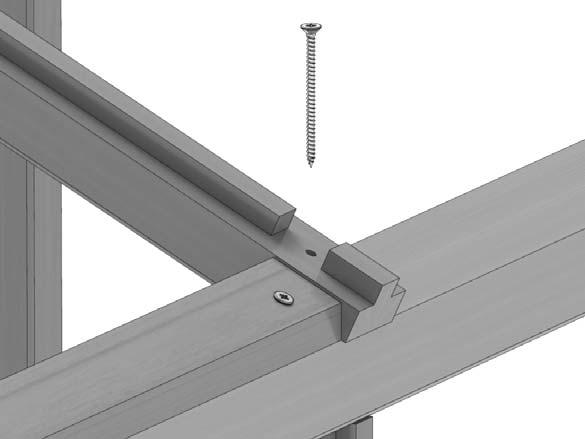 EV0033 EV0024 Keep a tight fit EV0024 Diagram 23 50mm Screw X-ray Once the bottom joint is fixed you can screw