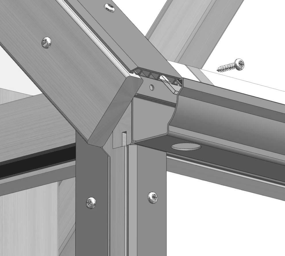 Gutter and Downpipe Installation Diagram 73 25mm Screw With help position your gutter on the side face of the eaves bars, this should be the same length as the eaves bar and fit between