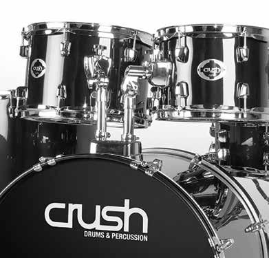 ALPHA It comes with drums, hardware, cymbals, and