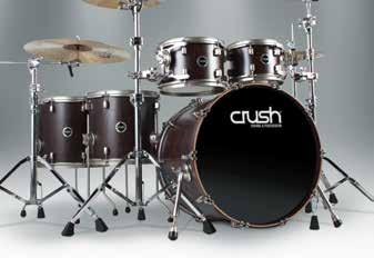 (CRLRW628-CSL) 100% wenge shells 7 ply snares &  configurations Crush hoop saver bass drum claws Cymbals and