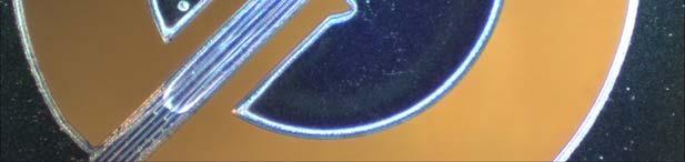film thickness 2-5 µm in air < 1 µm in water Disk resonator