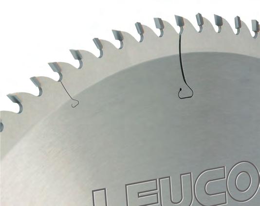 These blades are the end result of LEUCO's comprehensive expertise and experience regarding cutting material, tooth geometries and gullet design.