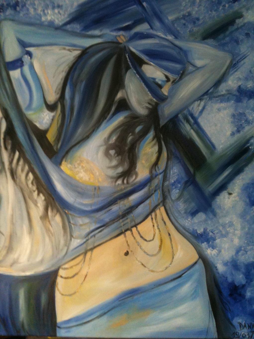 11M: «THE DANCER» (Size: 80X100 cm/100% cotton) Oil on canvas