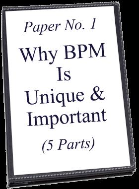 Why BPM Is Unique & Important Introducing the Minimum Viable Definition Of BPM Software Technology BPM Is Unique Definition of BPM as The Technology of Work Business process management software