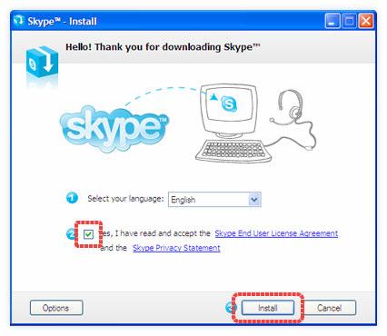 Dupa ce s-a terminat instalarea aplicatiei, puteti deschide aplicatia Skype
