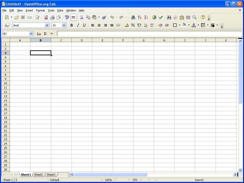 10.1. Notiuni de baza 10. LUCRUL CU PRELUCRARE TABELARA Programul OpenOffice Calc este echivalent cu programul Microsoft Excel, amandoua asigurand aceleasi functii si un mod de utilizare similar.