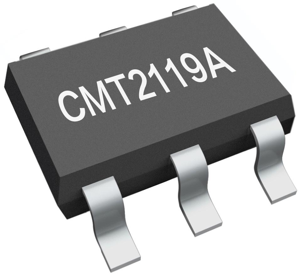 A CMT2119AW 240 960 MHz (G)FSK/OOK Transmitter Features Optional Chip Feature Configuration Schemes On-Line Registers Configuration Off-Line EEPROM Programming Frequency Range: 240 to 960 MHz FSK,