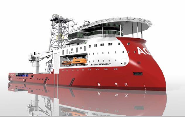 Ulstein SX 121 - a highly advanced LWI Vessel Can operate in North Sea Dynamic positioning system