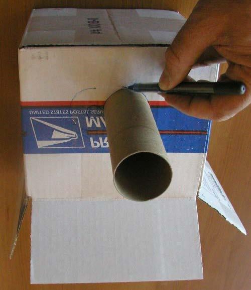 Move the paper tube over a little bit.