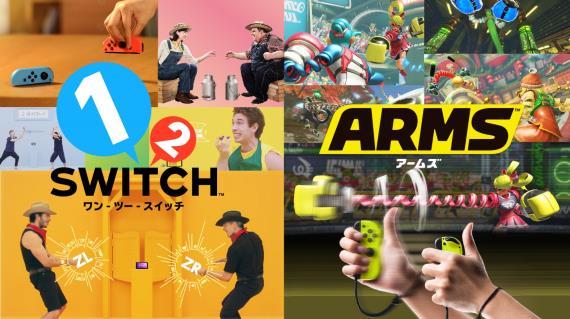 Games that are available now like 1-2-Switch and ARMS offer gameplay experiences that are unique to Nintendo Switch, and they allow larger groups to have fun together.