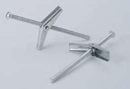 Toggle Bolts and Spring Wings Cat./ Toggle Bolt Required Qty. Weight UPC No. Size Head Hole Size Per Box lbs.