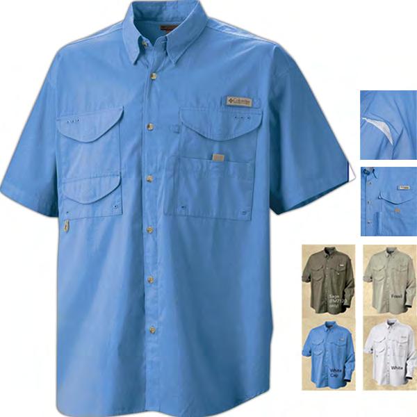 S - 4XL - Short sleeve fishing shirt fully vented for breathability. Designed for avid fishermen and for those who aspire to a more laid-back lifestyle.
