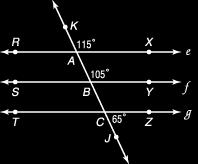 Example 2: Determine which lines, if any, are parallel.