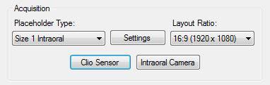 Always Load Full Size Images in Exam Checking this option will load full size images into exams instead of thumbnails. Setting Clio Sensor This setting is for better x-ray images from the Clio Sensor.