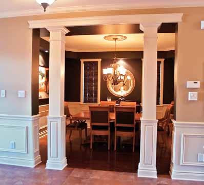 shipping of fine architectural interior mouldings and wainscoting direct to your project nationwide.