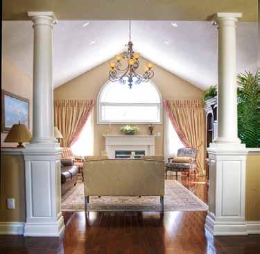 Mouldings and wainscoting will help transform an otherwise ordinary home into a showpiece in very little time.