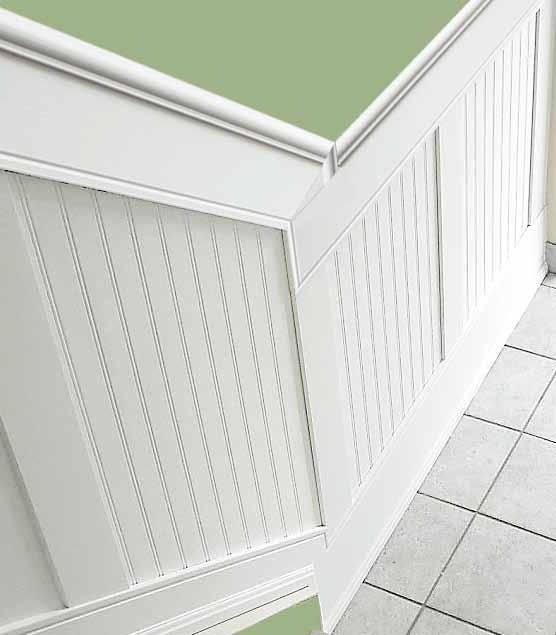 Flat panel wainscoting kit Why is panelled wainscot the oldest and most respected of all wall options? It s just plain gorgeous.