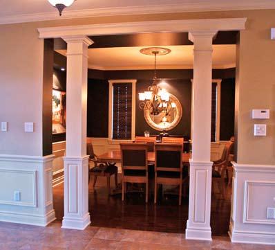 A dd beauty, elegance and sophistication to any home interior or business with our selection of elegant trims and wainscoting Elite TrimWorks specializes in the manufacturing, installation and