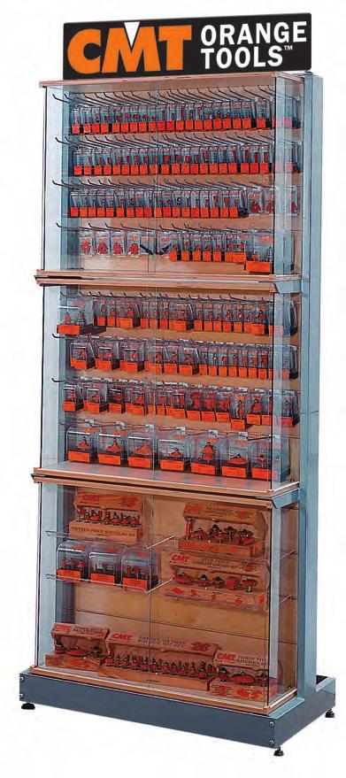 Display cabinets This sturdy structure is hand-crafted using wood, tempered glass and iron and is free-standing to offer 360 visibility and to give you the versatility of positioning the display