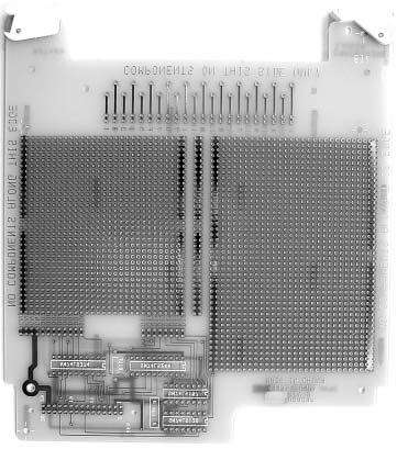Chapter 7 Plug-in Modules 75A Breadboard Module The 75A circuit board is shown below.