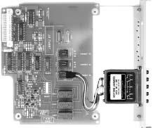 Chapter 7 Plug-in Modules 76B Microwave Switch Module The figure below shows an Agilent 876B 5-port switch mounted on the 76B. Lay drive jumpers flat against PC board M2.5 X 18 Panhead Screws 55.58.