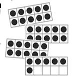 opportunities to work on counting, seeing numbers in a variety of ways,