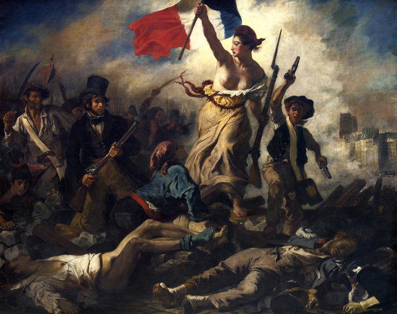 Eugéne Delacroix Title: Liberty Leading the people