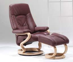 manual recliner chair - 24 grade fabric RRP 1879 Himolla,
