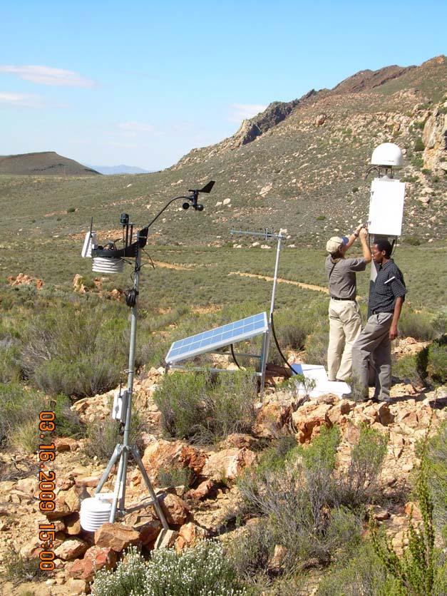 Photo 5: Existing Automatic Weather Station and GPS Antenna at the proposed site of the