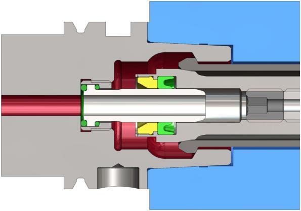 What to do when the HSK interface between spindle and tool does not work? HSK tapers are over-determined and must be deformed by the clamping force so the tool will be pulled up to face contact.