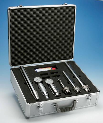 For service technicians, we offer individually configurable metrology suitcases. It contains tension devices, plug gauges and other instruments needed to be accommodated to the customer needs.