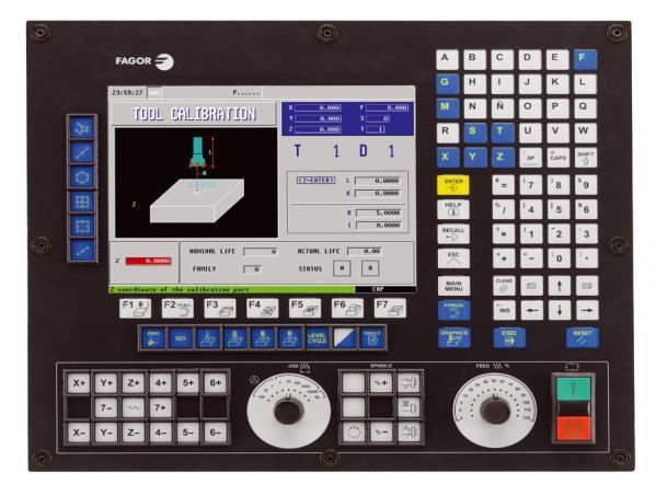 FAGOR 8055MC CNC CONTROLLER 4 th AXIS CAPABLE The Fagor 8055 MC Control System is perhaps the most versatile CNC in existence due to its Dual Operating System.