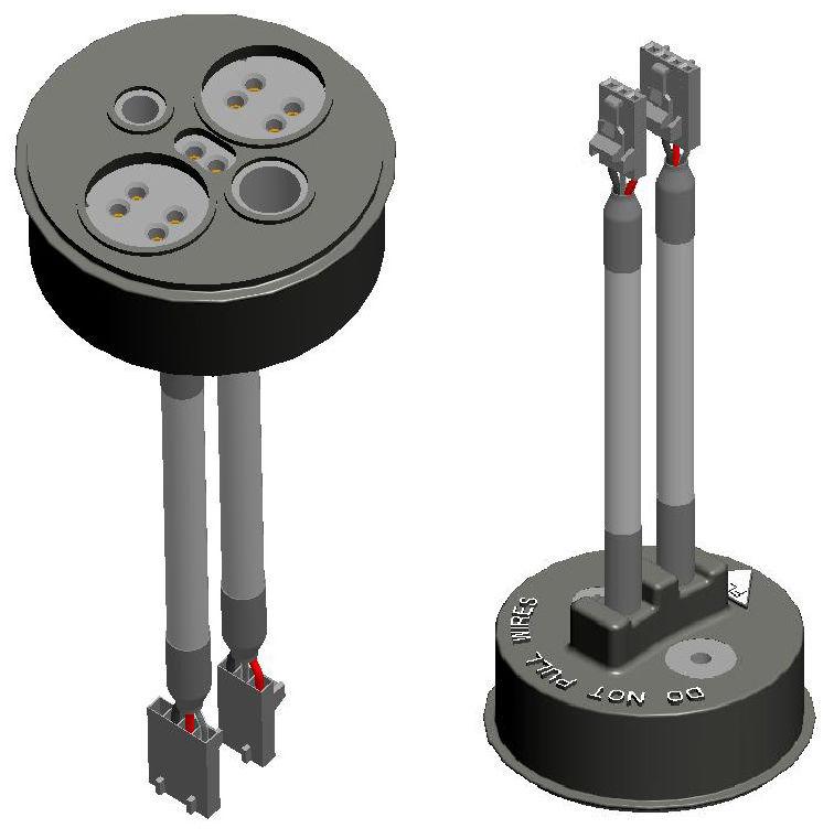 There are two versions of the socket module one for integral mount transmitters and one for remote mount transmitters. See Figure 12-3 and Figure 12-4.