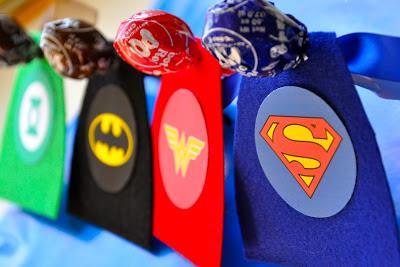Superhero Lollipops Here is what you need to