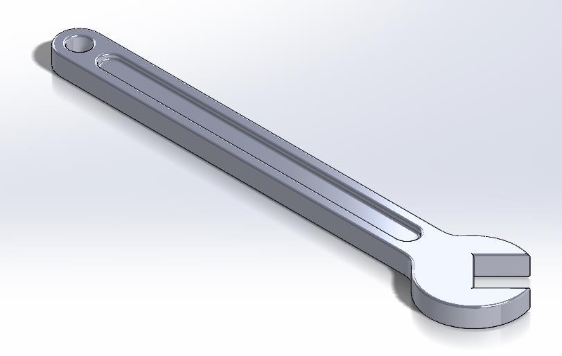 Exercise 2: Simple Wrench Features Learned: Extruded Cut, Fillet, Add Relations In this exercise we will be building on the basic tools