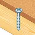 11/12 Caberwood MDF Advice on fixing Mechanical joints and fixings Screwing Positioning Nailing and stapling Dowel joints Mechanical fittings developed for use with particleboard can be applied to