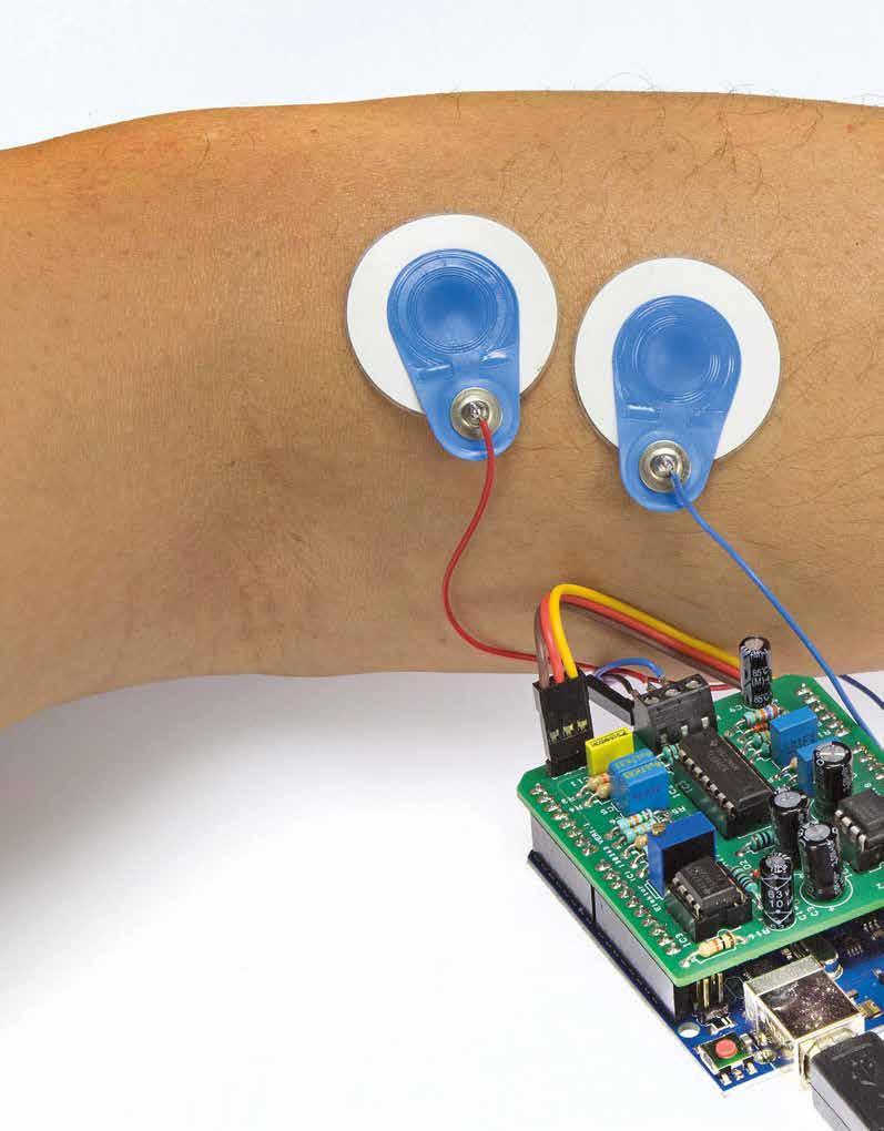 LABS PROJECT Muscle Control for Servo Motors By Sunil Malekar (Elektor Labs India) Although not always the most suitable as a human-to-machine interface, pushing (virtual) buttons and turning knobs