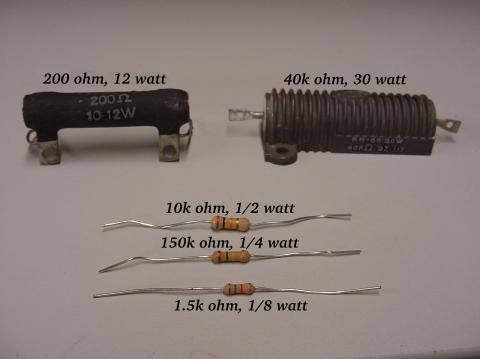 Resistors Many electrical loads are resistive (at least partially) Motors, light bulbs,