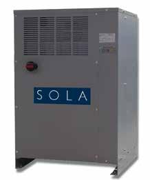 SOLATRON Plus Series - Three Phase Power Conditioners Applications Automatic Packaging Machinery Large Machine Tool Equipment UPS Bypass Circuits Retail Store Process Equipment Features Rugged,