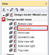 DEFINE VIEW A view is generated from the model or from a model view.