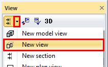 Standard model views are available which automatically rotate the model