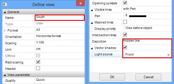 In views management, select Front view from among the model views. 2.